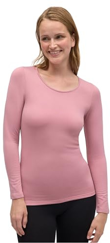 YSABEL MORA Camiseta Térmica Manga Larga Mujer Retención de Calor Ajuste Ceñido Ideal Invierno Confortable Tejido Suave Uso Diario Climas Fríos Extra Warm Termicidad Moderada.