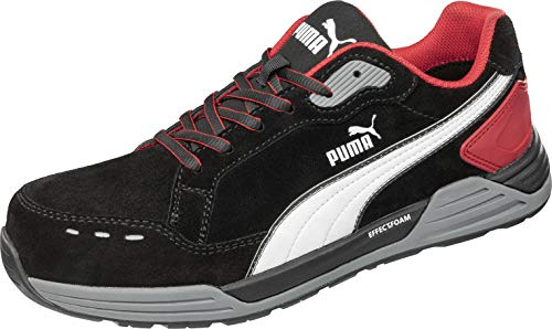 PUMA AIRTWIST BLACK-RED LOW Säkerhetssko Svart-Röd Storlek 46
