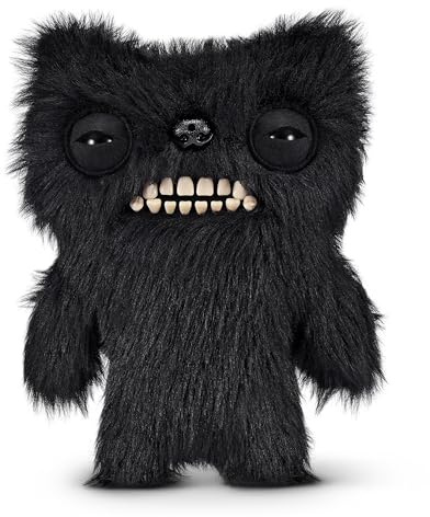 Fuggler Misfit Monsters 9-inch by ZURU, Funny Ugly Monster Plush Toy, Soft Doll Plushies for Kids and Adults (Mr Buttons & Screech - Pink & Blue)