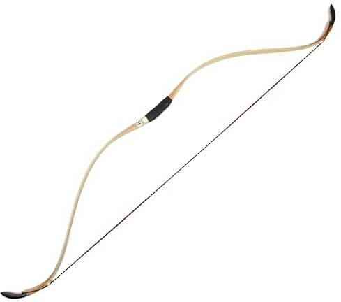 Poearcus Arco tradizionale e set di frecce Kit arco da caccia longbow da 55 pollici per tiro da gara di pratica 20-45 libbre per mancini e destrorsi (Arco nudo（ty2), 40 Ibs)