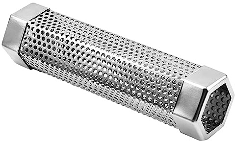 GARIOUANS Affumicatore Inossidabile Resistente Temperatura con Uniformi Riutilizzabile per Barbecue e Camping per Affumicatura e Fredda Carne e Verdure