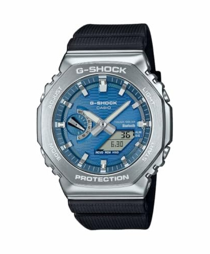Casio Herrenuhr G-Shock Solar Bluetooth Blau GBM-2100A-2BER