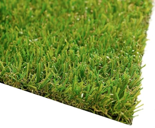 Cesped artificial terraza exterior California - rollo cesped artificial 1x4m 20mm de altura con alta densidad - calidad profesional - fácil instalación con buen drenaje