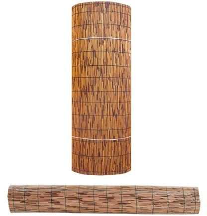 Rouleaux De Cl?ture en Bambou Naturel, 50cm-160cm écran De Protection De La Vie Privée, Rideau écran Décoratif en Bambou, pour Balcon Extérieur, Patio, Jardin, Arrière-Cour