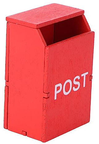 Uonlytech 2 Pezzi Decorativi Accessori Decorativi Per La Casa Cassetta Postale Per Decorazione In Miniatura Decorazione Retrò Decorazione Vintage Per La Casa Ornamento Di Cassetta