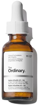 The Ordinary Alpha Arbutin 2% + Hyaluronic Acid, Brightens Skin and Targets Dark Spots