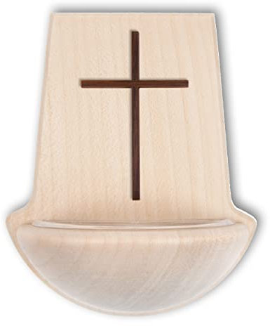 Fritz Cox Holzweihkessel natur mit gebeiztem Kreuz