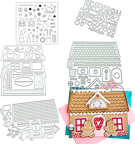 Die Cuts for Card Making House Pattern Mold Decoration Scrapbook Paper Craft Knife Mould Blade Punch Stencils