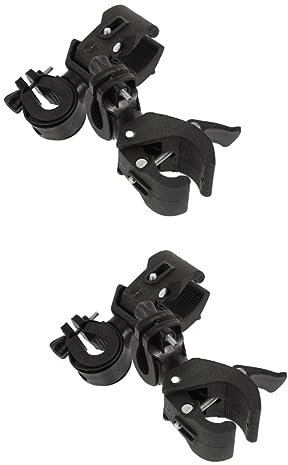 BESPORTBLE 2sets Fahrrad Taschenlampe Halterung Fahrrad Licht Clip Für Taschenlampe Einfache Installation 2 Stücke * 2