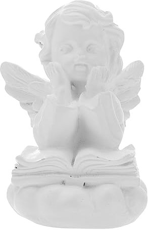 PHENOFICE Adornos De Ángel Tumba Estatua Decoración Aire Libre Figuritas Muñeca De Dibujos Animados Muñecas Bebe Estatua De Hadas Estatuillas De Hadas De Jardín Resina
