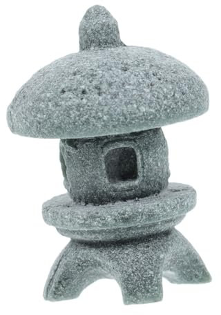Yardenfun Piccola Scultura Lanterna Giapponese Ornamento Da Giardino Zen Statua Da Giardino in Miniatura Per Larredamento Della Casa