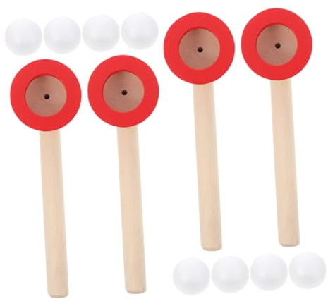 minkissy 4piezas Juguetes De Pelota Suspendidos para Ejercitar La Respiración De Balones Flotantes Juguete Interactivo para Soplar para Terapia del Habla y Familiares