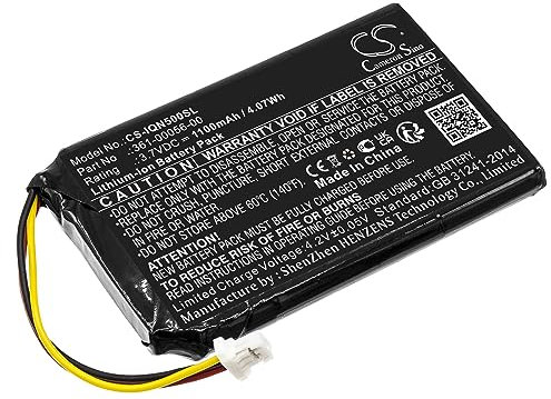 GPS Battery for Garmin Nuvi 30 Nuvi 50 Nuvi 50LM Nuvi 55LM Nuvi 55LMT fits Garmin 361-00056-00 Navigator Battery(1100mAh / 4.07Wh,Li-ion,3.70V)