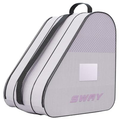 harayaa Schlittschuhtasche mit Verstellbarem Gurt, Große Kapazität, Wasserdicht, Lila