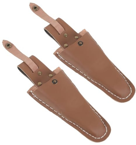 YARNOW Fourreau pour Ciseaux Sécateur Housse pour Ciseaux à Broder Porte-ciseaux en Cuir Pochette à Outils