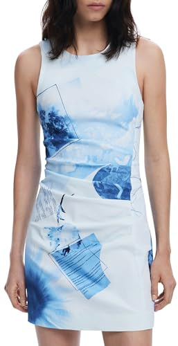 Desigual Vest_fotoazul Casual Dress Mujer (Pack de 1)