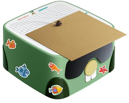 BEAVERBOT Cardboard Cutters for Kids, Educational Paper Craft Kits, Arts and Crafts for Children Aged 3-12 Years, Improve Creativity Safety Paper Cutter Bladeless (Green)