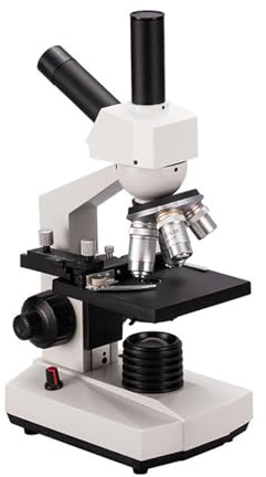 Microscope Professional Compound Microscope Electron Microscopes 40X-2000X Magnification Mechanical Stage, for Lab Microscopes