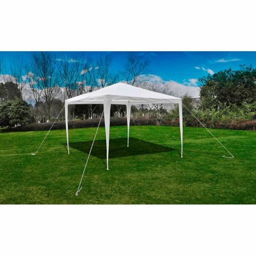 Nqyjm - Cenador de jardín al aire libre, mirador de jardín de techo pirámidal, 3 x 3 m, pabellón de carpa de recepción para bodas, fiestas, camping, eventos comerciales