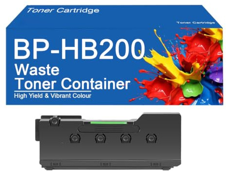 SEMTGJ Remplacement du réservoir de Toner usagé BP-HB200 pour imprimantes Sharp BP-10C20, BP-20C20, BP-20C25 et BP-20C35 – Facile à Installer et à Utiliser,BPHB200-1Set