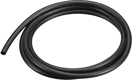 QUARKZMAN 3mm x 5mm 1m Durite Lubrifiant Huile Tuyau Flexible Huile Résistant pour Industriel Huile Tube et Maison Jardin Irrigation Tube, Noir