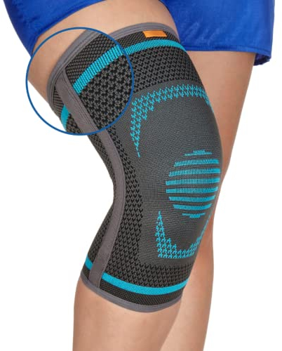 MEDOSAN Kniebandage, elastisch mit Stabilisatoren (S)