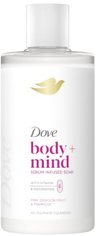 Dove body + mind Dragon Fruit Serum-Infused Bath Soak 400 ml