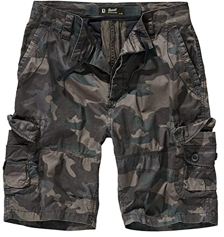 Brandit Ty Shorts Pantalones Cortos Cargo, Darkcamo, XXL Hombres