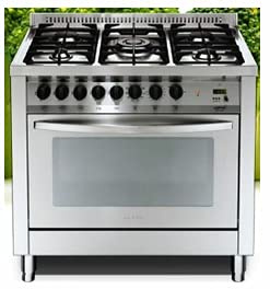 Fornelli a gas in acciaio inox (90cm)