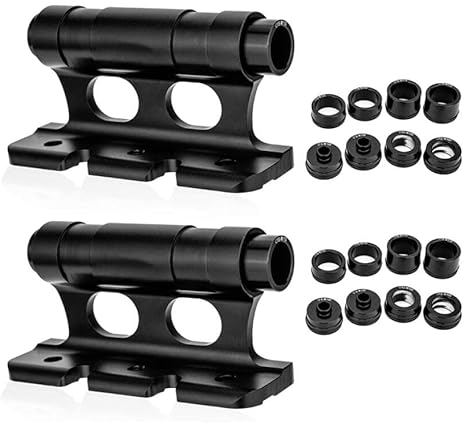 2 Stück Dachträger, Auto Fahrrad Dachträger Gabelhalterung Vielseitiger Fahrradblock LKW Block Schnellspanner M5/M12/M15x100mm M15x110mm 2 x Dachträger 8 Paare Seitenabdeckungen