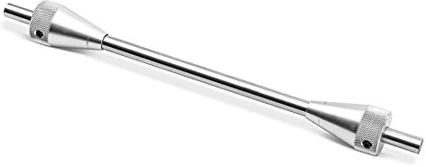 Motorrad Auswuchtachse 19mm mit Klemmkonen/Konus kompatibel mit Wuchtbock Achse