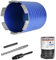 M16 Turbo Diamant Dosensenker 82mm inkl. SDS-Plus | 95mm Nutzlänge | 6 Diamantsegmente | Diamant Bohrkrone Kernbohrkrone Dosenbohrer, mit Zentrierbohrer, für Beton, Mauerwerk, Ziegel, Poroton, Putz