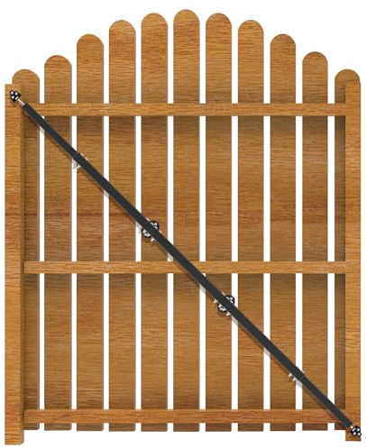 TOPTGO 8' Telescopic Gate Brace,Extends from 52 to 98 Inches Adjustable Steel Anti Sag Gate Kit for Outdoor Yard Wooden Fence Gates