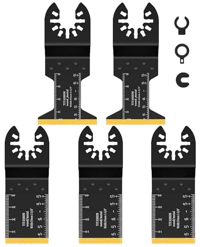 INMOZATA 8PCS Multi Tool Blade Oscillating Multi Tool Accessories