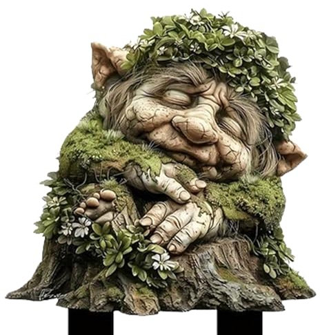Estacas de jardín de hadas, accesorios de césped de de la tierra, estacas de hadas acrílicas para insertar en el suelo, decoración de jardín hecha a mano, césped único, decoración de estatua de