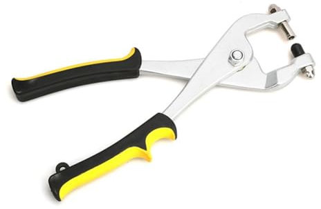 Locher, Handbetriebene Stanzzange Edelstahl Leuchtendes Eisenblech Aluminiumkantenstanzer Blechstanzzange Lochwerkzeug