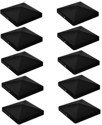 SHINEOFI Cappucci Per Di Recinzione in Copertura Per Protezione Per Recinzione Cappucci Per Quadrati Copertura Per Di Per Recinzioni Compatti