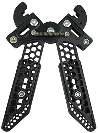 AMEYXGS Archery Adjustable Bow Stand Bow Holder Compound Bow Accessories (black)