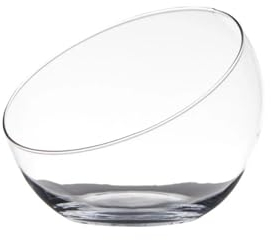 Hakbijl Glasschale Innis mit schrägem Rand H. 10cm D. 12,5cm Glas