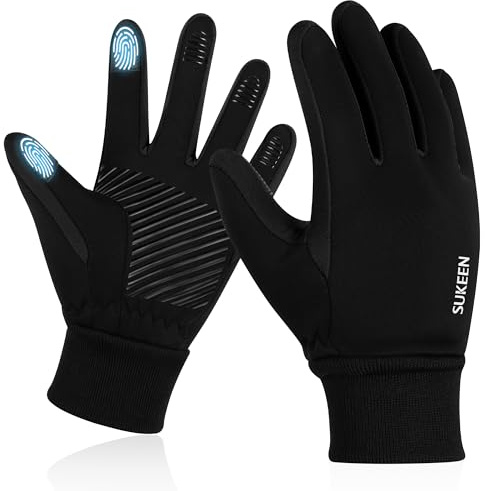 Kids Winter Sports Cycling Gloves Children Warm Touch Screen Anti-slip Thermal Outdoor Windproof Gloves for Boys Girls Running Riding Bike