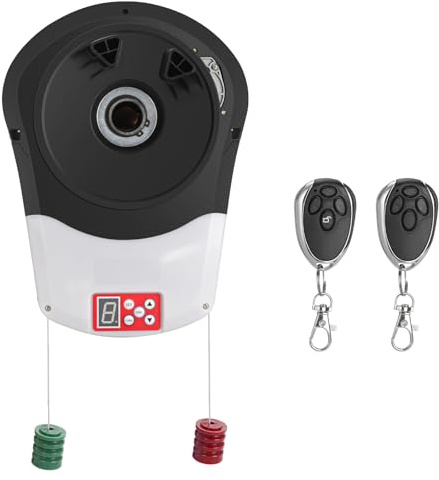 Automatic Roll Up Door Opener,Commerial Garage Roller Door Opener, Powerful 800N Motor Roller Door Opener for Garage Warehouse Store Barn Farm-Not Fit Flap