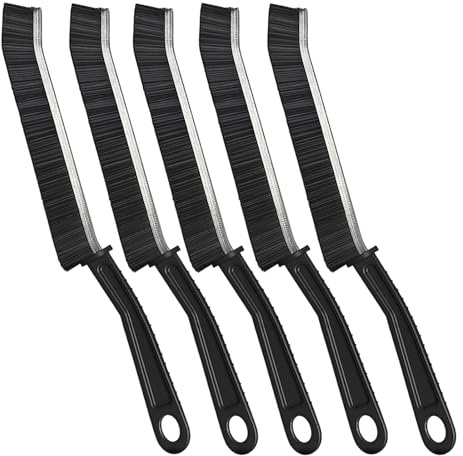 YUDANSI Limpiador Profundo Gap con Mango Largo, 5pc Cepillo De Limpieza De Grietas del Baño, Escobillas De Baño De Cerdas Duras, Cepillo para Baño Cocina Piso Ventana Limpieza ángulo Muerto