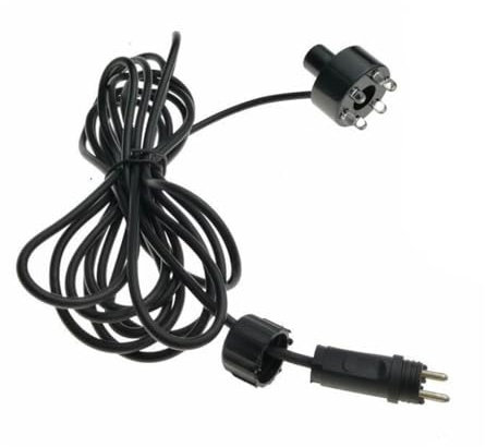 budiniao RGB 6 LED Lights AC12V Waterproof Aquarium Light Waterfall Decoration Night-lights Garden Lamp Swimming Pool Fountains(3m/9.84ft Cable)