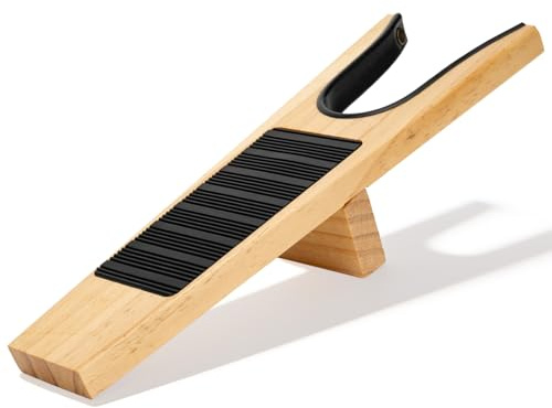 AquaLume Boot Jack Without Hooks - Solid Wood Boot Remover for Cowboy Boots, Effortlessly Remove Work Boots & Waders Without Bending, Ideal for Men & Women