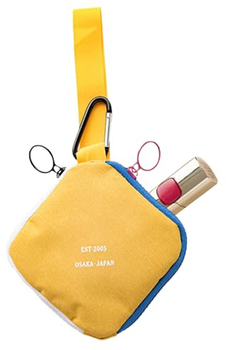 Monedero pequeño para Mujer, Ligero, Multifuncional, Equipamiento Exterior con mosquetón, Monedero, para bálsamo Labial, Polvo, Llaves, cumpleaños, reuniones Familiares, hogar, Viajes,