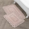 Laura Ashley Häkel-Badteppiche und Badteppiche, Baumwolle, XL, 43,2 x 61 cm, 53,3 x 86,4 cm, Altrosa