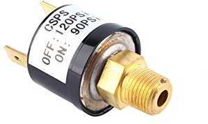 Válvula de interruptor de control de presión, Akozon Heavy Duty of The Compressor Válvula de interruptor de control de presión 90-120 PSI