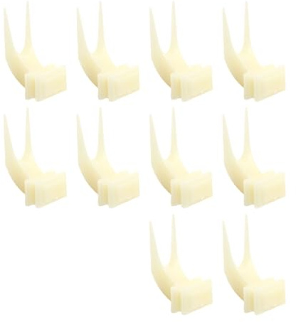 Birdcage Feeding Fork Snack Feeder Parrot Fruit Holder Forging Feed 10pcs