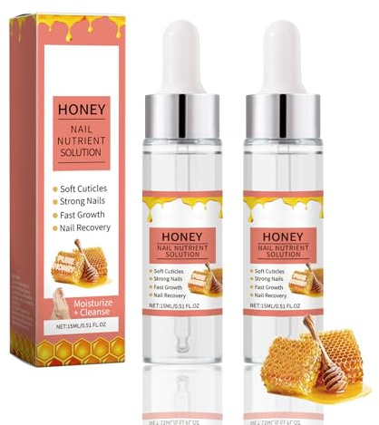 Aceite de cutícula de uñas 2PC,Restaurar la elasticidad y el brillo de las uñas,Mejorar la vulnerabilidad y el daño,Más fuerte y nutre estrato córneo,Absorción rápida Sin grasa,Crema hidratante Cu