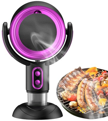 Cappa da cucina da tavolo - Ventola regolabile a 2 velocità a basso rumore, batteria da 3000 mAh, fornello da tavolo, filtro 'aria per cucina | Cappa aspirante adatta per campeggio e barbecue da i